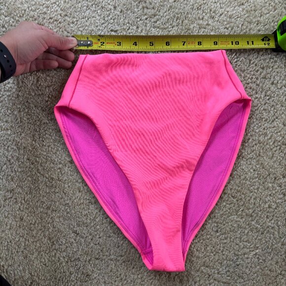 NWOT Left On Friday Bikini Bottom - Hot Pink, Size S - Picture 1 of 4